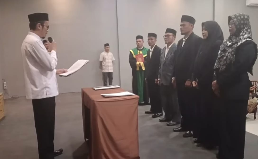Lima komisioner Badan Baitul Mal (BMK) Kota Subulussalam Periode 2025-2030 Resmi Dilantik