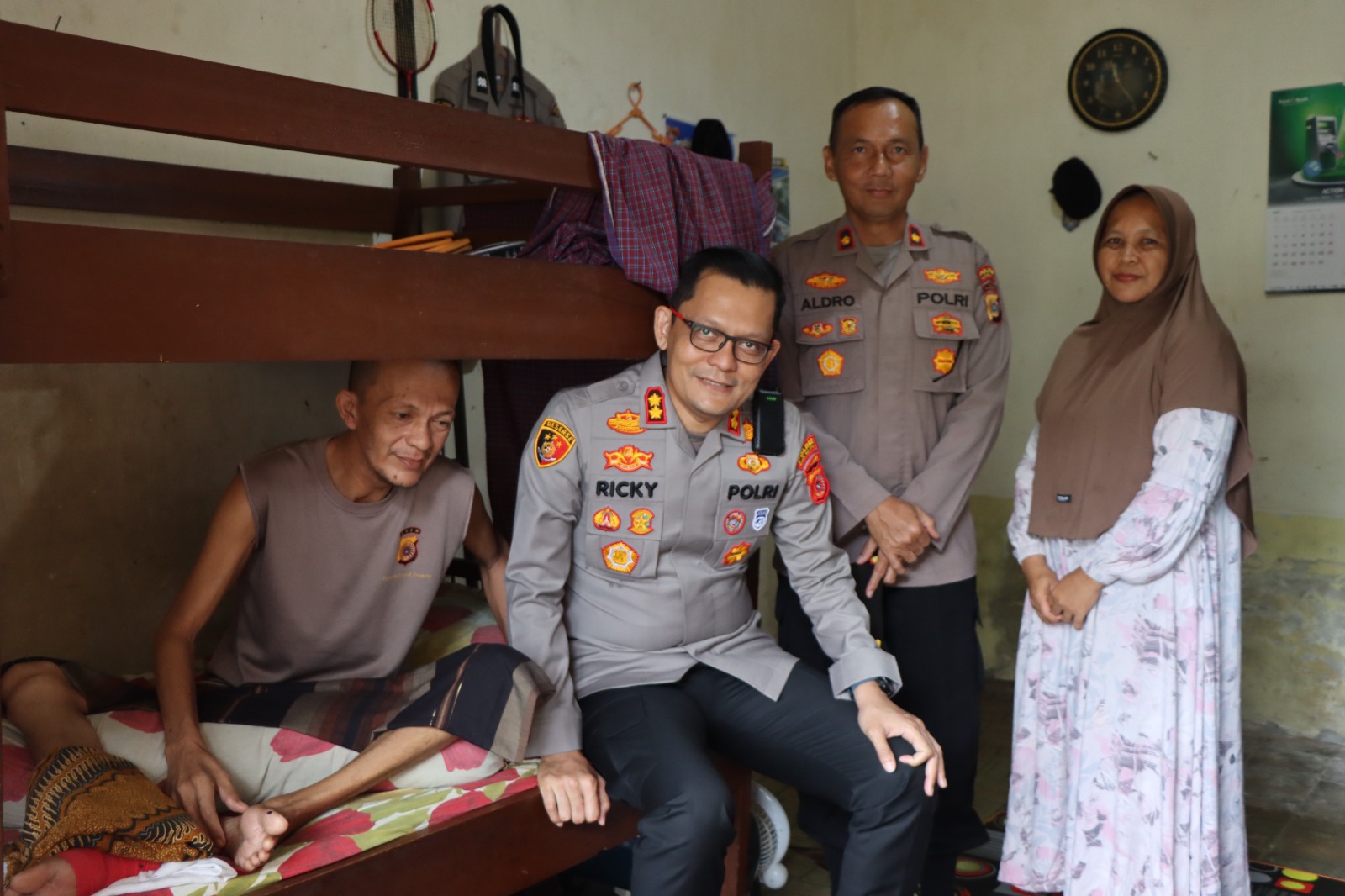 Polres Aceh Selatan Lakukan Home Visit, Wujud Nyata Empati kepada Anggota