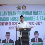 Gemira Aceh Resmi Dilantik. Wakil Gubernur Soroti Potensi Aceh Sebagai Embarkasi Haji