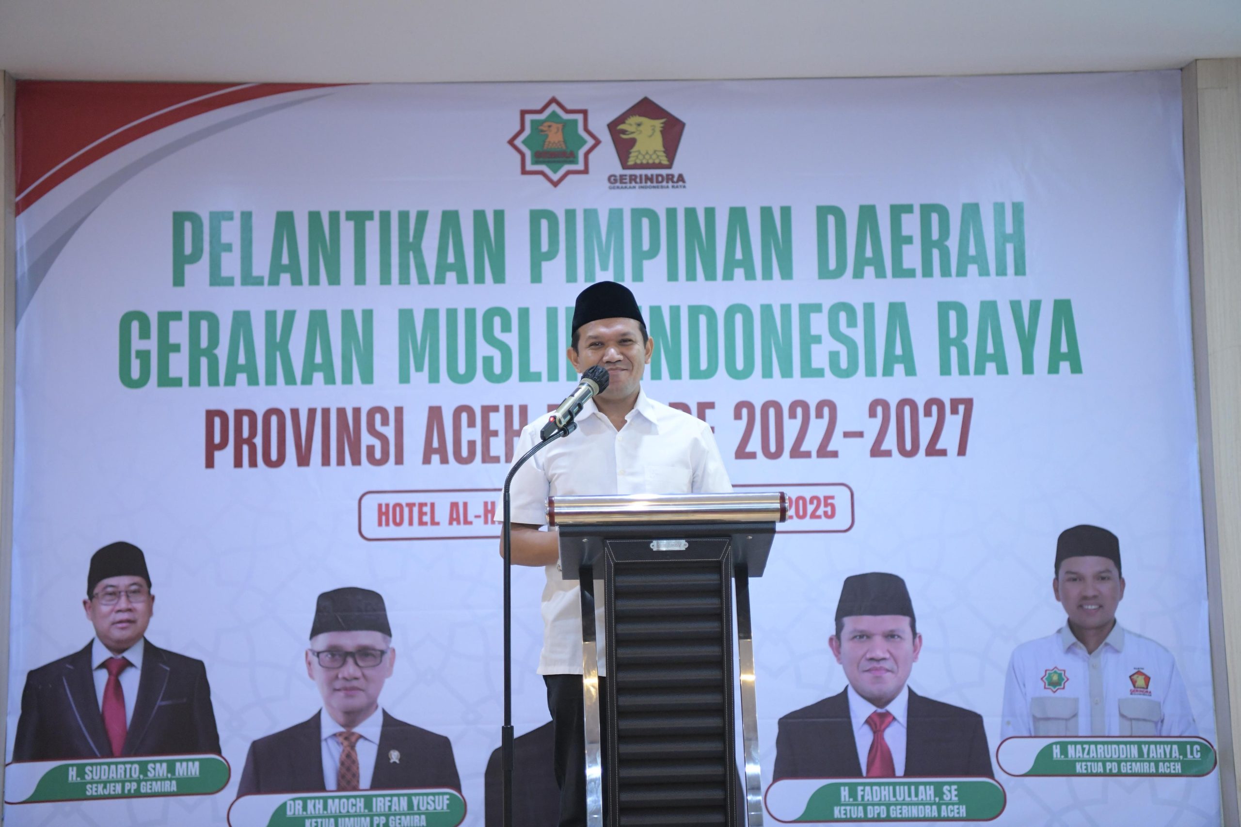 Gemira Aceh Resmi Dilantik. Wakil Gubernur Soroti Potensi Aceh Sebagai Embarkasi Haji