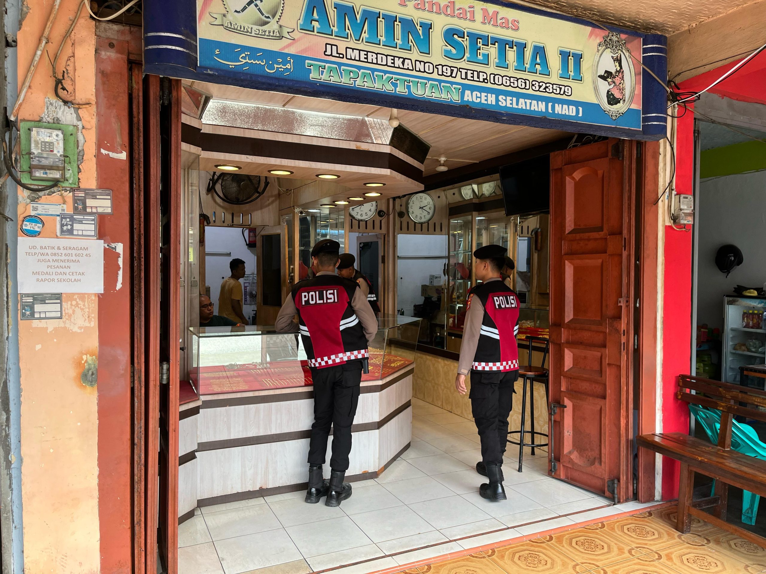 Sat Samapta Polres Aceh Selatan Laksanakan Patroli Dialogis di Lokasi Rawan Kriminalitas