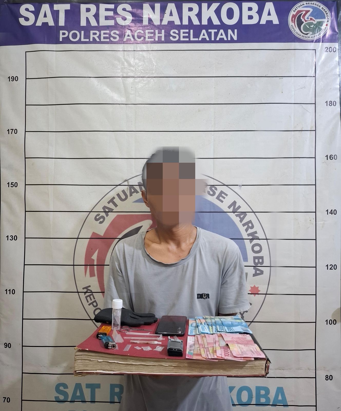 Tak Kapok, Residivis Narkotika Kembali Ditangkap Satresnarkoba Polres Aceh Selatan