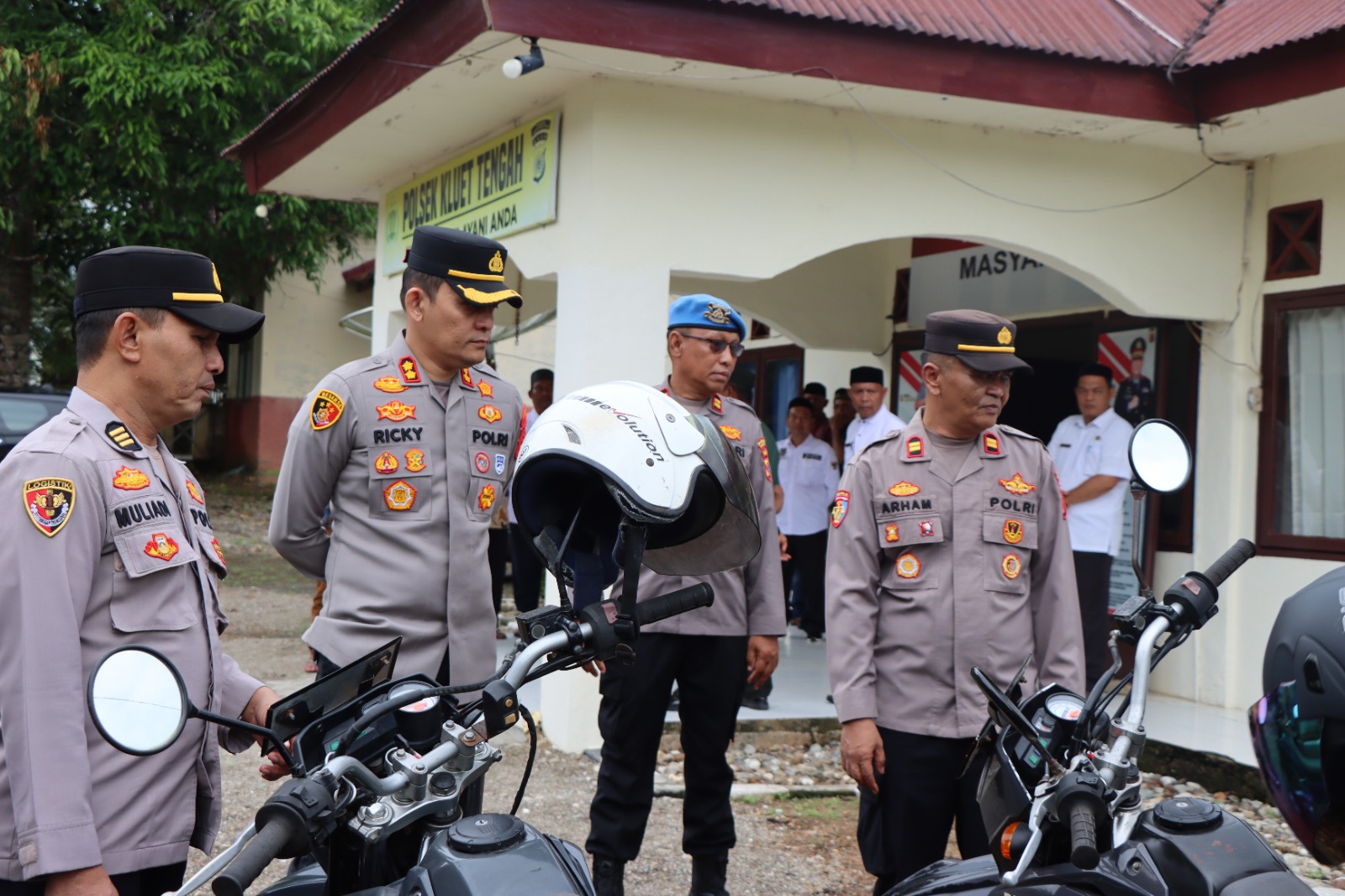 Giliran Polsek Kluet Utara dan Kluet Tengah Dikunjungi Kapolres Aceh Selatan