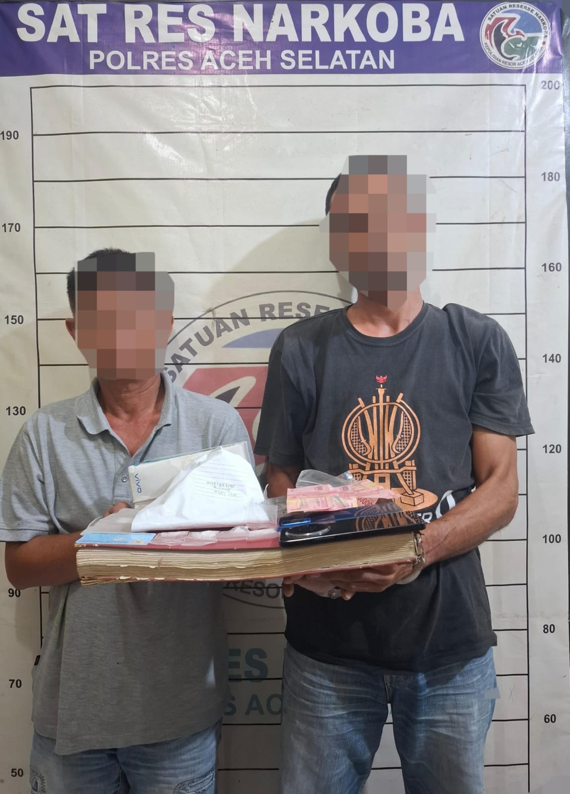 Berkedok Paket, Satres Narkoba Polres Aceh Selatan Bongkar Pengiriman Sabu dan Dua Pelaku Diamankan