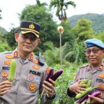 Kapolres Aceh Selatan Cek Langsung Lahan Ketahanan Pangan P2B di Ladang Teungoh