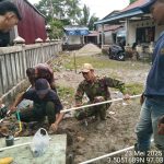 Proges Pipanisasi Terus Meningkat, Satgas TMMD 124 Kodim 0107/Aceh Selatan Lakukan Pemasangan Sambungan Pipa ke Sasaran