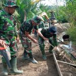 Percepat Pengecoran Jalan, Satgas TMMD ke-124 Kodim 0107/Aceh Selatan Gunakan Molen Semen dan Excavator