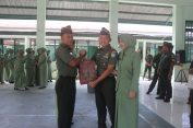 ‎Kodim 0107/Aceh Selatan Gelar Acara Korp Raport Pindah Satuan dan Penerimaan Prajurit Baru, Dandim Ucapkan Apresiasi dan Terimakasih