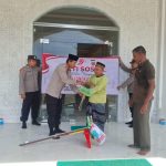 Menyambut Hut Bhayangkara Ke-79 , Polsek Kluet Selatan Gelar Bakti Sosial Di Mesjid Al-Ikhlas