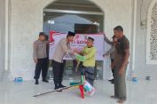 Menyambut Hut Bhayangkara Ke-79 , Polsek Kluet Selatan Gelar Bakti Sosial Di Mesjid Al-Ikhlas