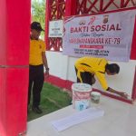 Sambut Hut Bhayangkara Ke-79, Polsek Kluet Selatan Gelar Bakti Sosial Di Makam Pahlawan T. Cut Ali