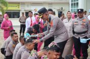Kapolres Aceh Selatan Pimpin Upacara Kenaikan Pangkat Periode 1 Juli 2025