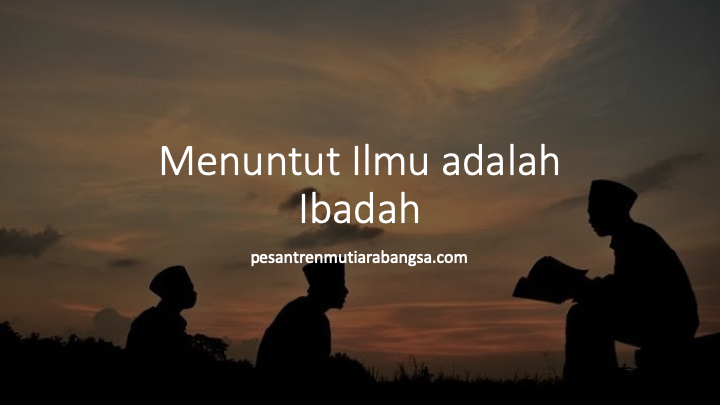 ᴍᴇɴʏᴀᴍᴘᴀɪᴋᴀɴ ɪʟᴍᴜ ᴀᴅᴀʟᴀʜ ɪʙᴀᴅᴀʜ