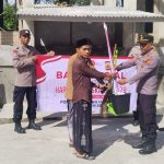 Sambut HUT Bhayangkara ke-79, Polsek Labuhanhaji Barat Gelar Bakti Sosial di Masjid Wilayah Setempat