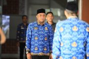 Pimpin Apel Hari Kesadaran Nasional, Wabup Raja Sayang Tegaskan Sanksi bagi ASN Tidak Disiplin