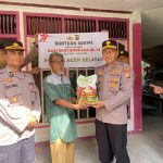 Anjangsana, Polres Aceh Selatan Salurkan Bansos untuk Purnawirawan Polri Sambut HUT Bhayangkara ke-79