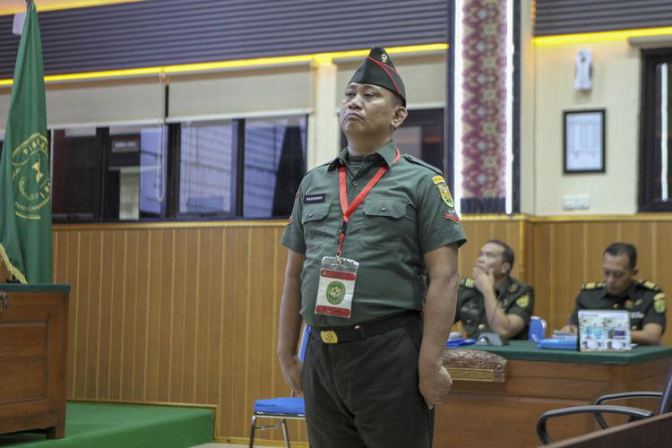 Tembak Mati 3 Polisi, Kopda Bazarsah Dituntut Hukuman Mati dan Dipecat dari TNI