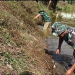 ‎Dukung Ketahanan Pangan, Kodim Aceh Selatan Bangun Kolam Ikan Edukatif dan Produktif