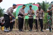 Polres Aceh Selatan Laksanakan Launching Penanaman Jagung Serentak di Lahan Perhutanan Sosial Dukung Asta Cita Ketahanan Pangan Nasional