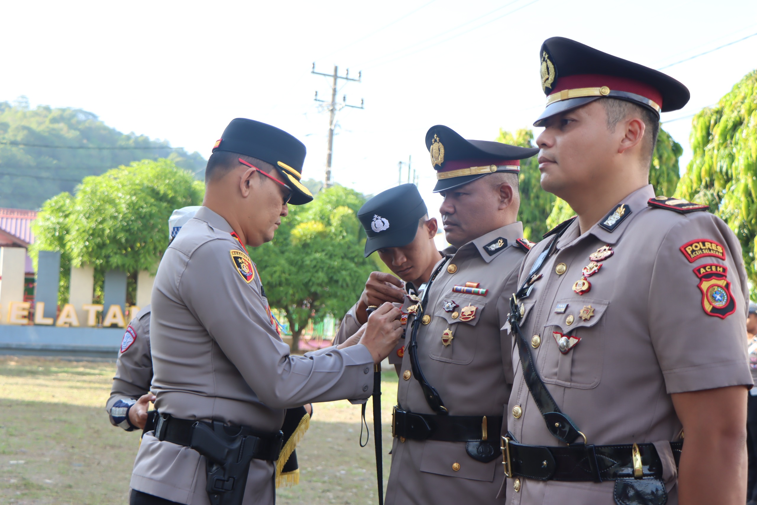 Kapolres Aceh Selatan Pimpin Sertijab Kasat Lantas dan Kapolsek Sawang