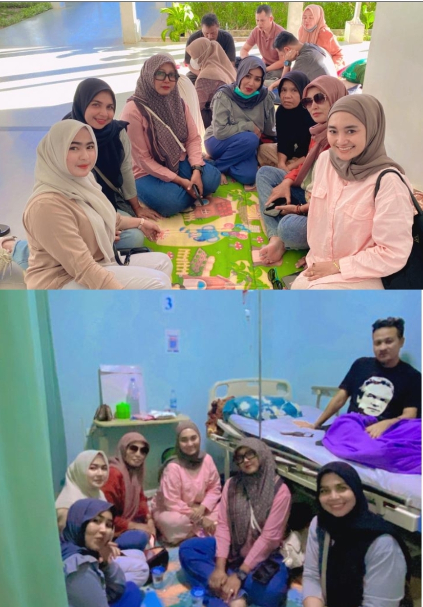 Pererat Solidaritas, PD IWO Banda Aceh Jenguk Keluarga Anggota dan Ketua PW IWO Aceh di Rumah Sakit