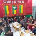 Dandim 0107/Aceh Selatan Sambut Aspidmil Kajati Aceh, Bahas MoU dan Penegakan Hukum Prajurit TNI