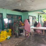 ‎Hari Kedua Gerakan Pangan Murah Beras PSHP, Warga Serbu Koramil Samadua