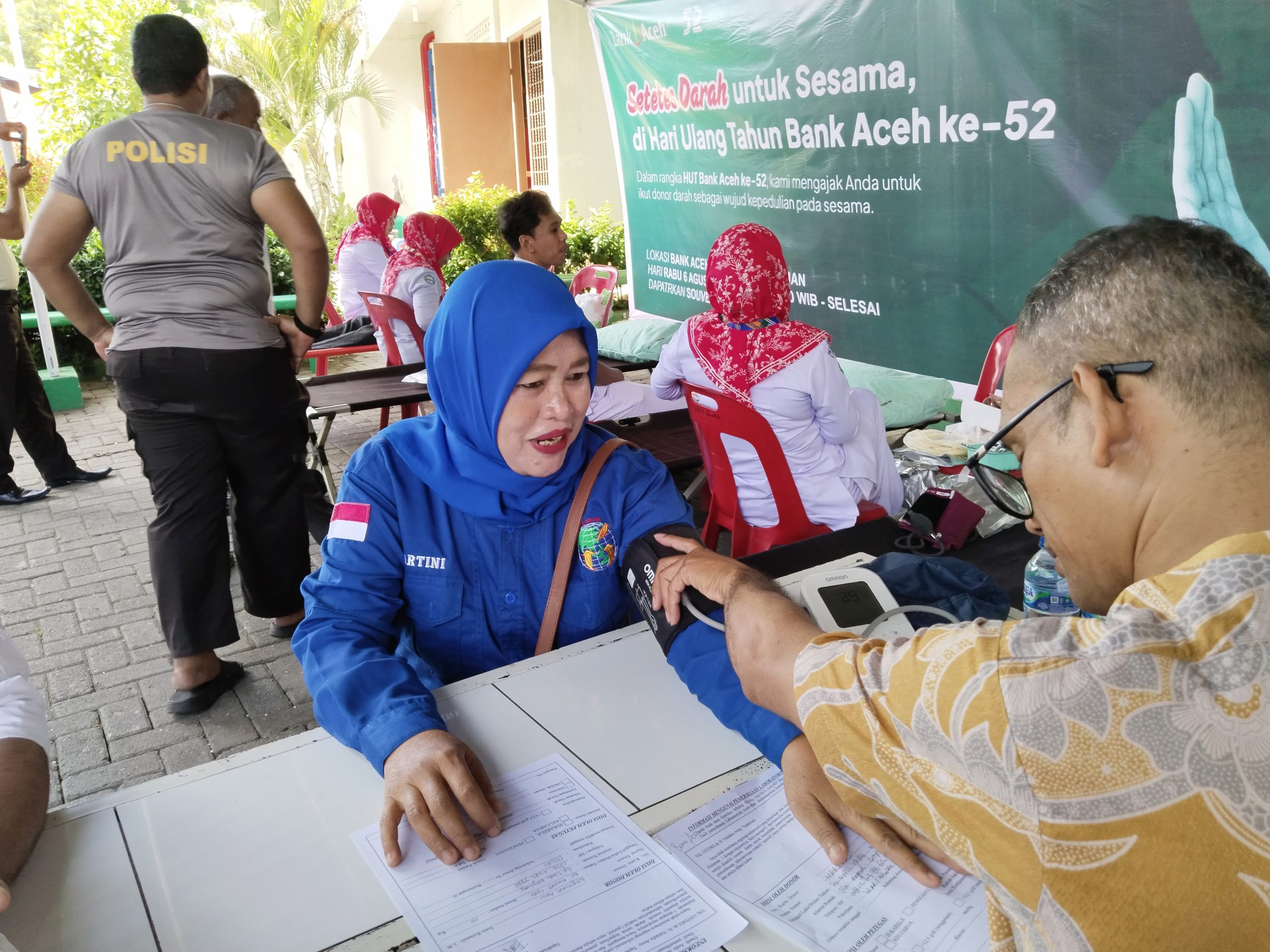 IWO Aceh Selatan Ikuti Kegiatan Donor Darah HUT Bank Aceh ke-52