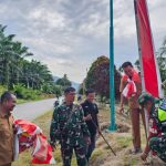 Semangat Kemerdekaan Membara! Kluet Timur Kompak Kibarkan Merah Putih