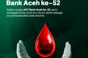 Dalam Rangka Menyambut HUT ke-52, Bank Aceh Cabang Tapaktuan Ajak Masyarakat Donor Darah