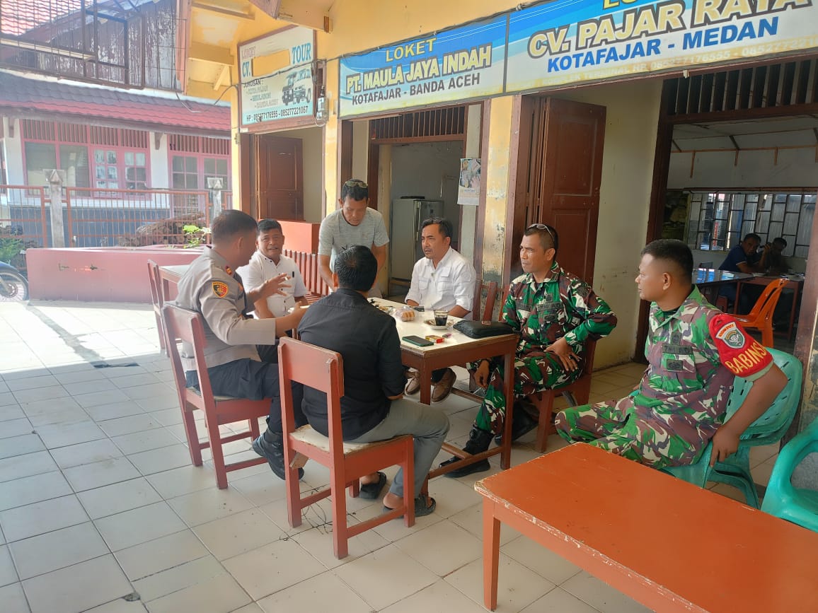 Komsos Santai, Danramil 06/Kluet Utara dan Muspika Matangkan Persiapan HUT ke-80 RI