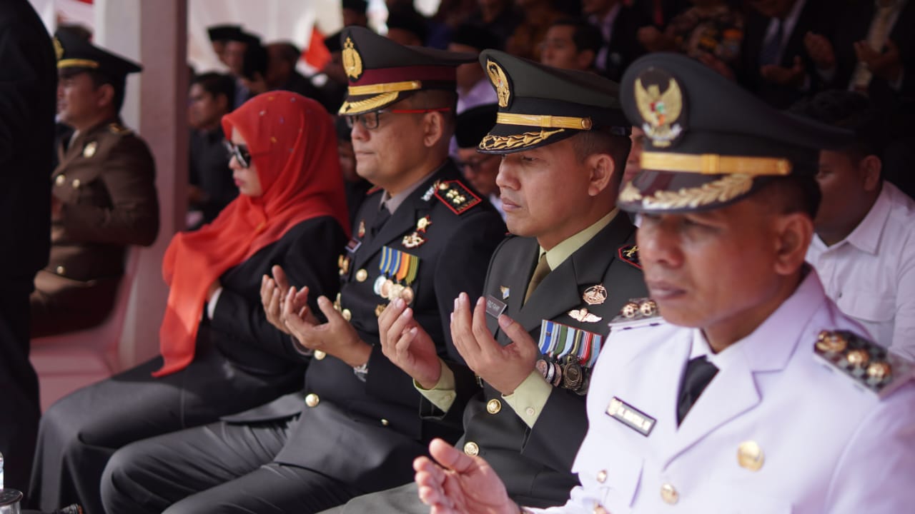 Dandim 0107/Aceh Selatan Ikuti Upacara Detik-Detik Proklamasi HUT ke-80 RI