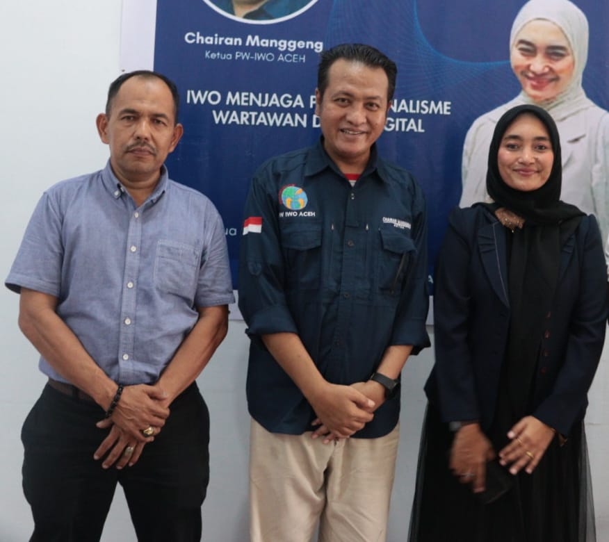 Ketua PW IWO Aceh Serta Ketua PD IWO Banda Aceh Jalin Silaturahmi dengan PD IWO Pidie Jaya