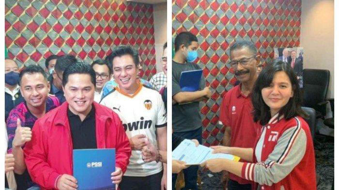 Kabar PSSI: Erick Thohir dan Ratu Tisha Tersingkir,Posisinya Kini Diganti Wajah Baru