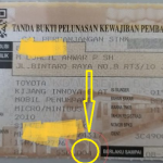 Bila Ditemui Kode Di STNK Seperti Ini , Dikenakan Pajak Mahal