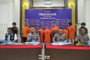 Dalam Press Release Polres Aceh Selatan : Kapolres Paparkan Sejumlah Kasus Yang Berhasil Ditangani