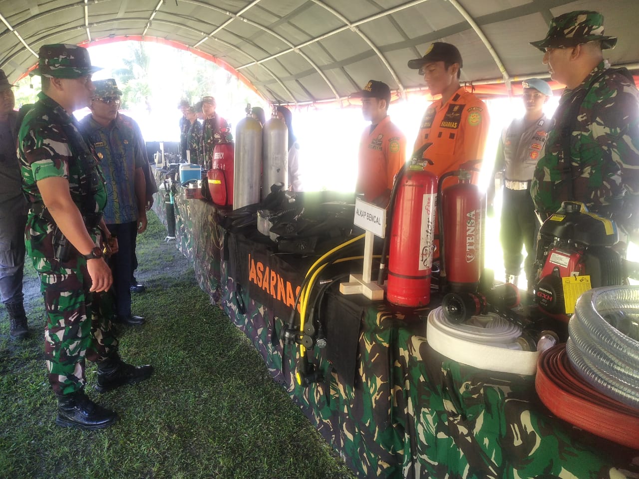 Danrem 012/TU Pimpin Apel Gelar Kesiapan Kodim 0107/Aceh Selatan Hadapi Potensi Bencana Alam