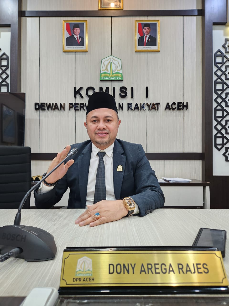 Anggota Komisi I DPR Aceh Dony Arega Rajes kecam Pembatalan Tender RSUD Yuliddin Away Tapaktuan