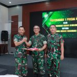 Hasil Penggalangan, Dandim 0105/Abar Serahkan 1 Pucuk Senjata Kepada Pangdam IM Saat Kunjungan Kerja