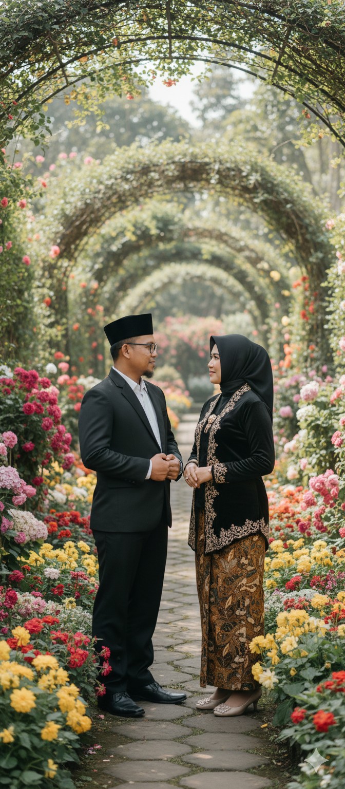 Ketika Mata Bertemu di Antara Bunga