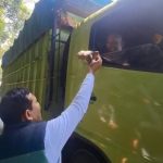 Wagub Aceh H. Fadhlullah Sapa Pengendara Truk Plat Luar Daerah di Gunung Gurute