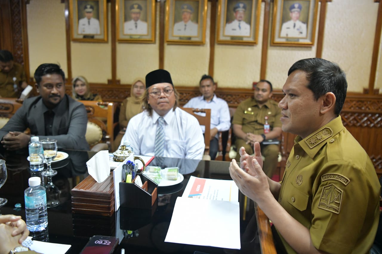 Wagub Fadhlullah Terima Kunjungan DPSMAI, Bahas Peluang Investasi Malaysia di Aceh