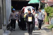 Bentuk Penghormatan, Polres Aceh Selatan Melaksanakan Upacara Pemakaman Dinas Almarhum Briptu Dzaky Alfianda Asha