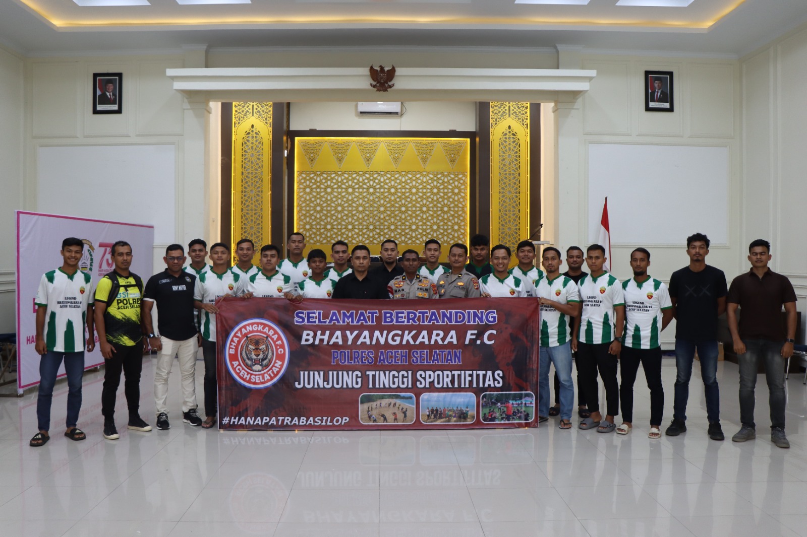 Bhayangkara FC Polres Aceh Selatan Melaju ke 8 Besar Piala Bos Yong Cup-I 2025