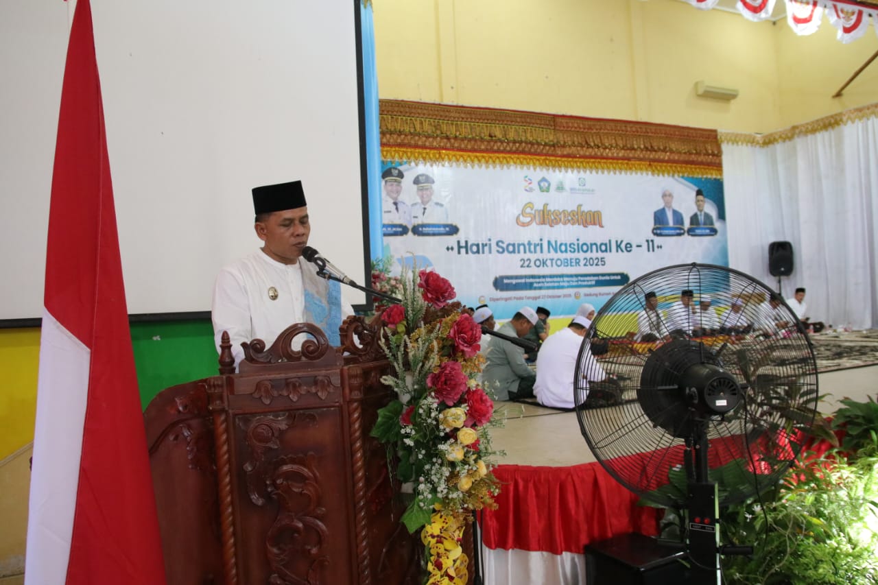 Peringati Hari Santri : Wakil Bupati Aceh Selatan Ajak Santri Kuasai Teknologi dan Menjadi Garda Peradaban Dunia