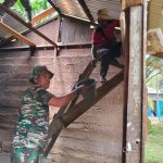 ‎Kodim 0107/Aceh Selatan Kambali Hadirkan RTLH Bagi Masyarakat Kurang Mampu, Kali Ini di Desa Pucuk Limbang Kluet Timur