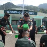 Dandim 0107/Asel Pimpin Upacara Korp Raport Kenaikan Pangkat Personel Kodim