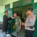 Perkuat Sinergi, Brimob Aceh Kunjungi Koramil 04 Kecamatan Sultan Daulat, Dalam Rangka HUT TNI Ke 80