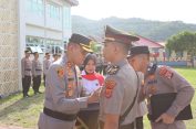 Kapolres Aceh Selatan Pimpin Upacara Sertijab Kabag Ops Polres Aceh Selatan