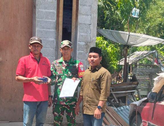 Kodim 0107/Aceh Selatan Bersama Pemkab Salurkan Bantuan Untuk Korban Puting Beliung di Desa Tengah Pelumat
